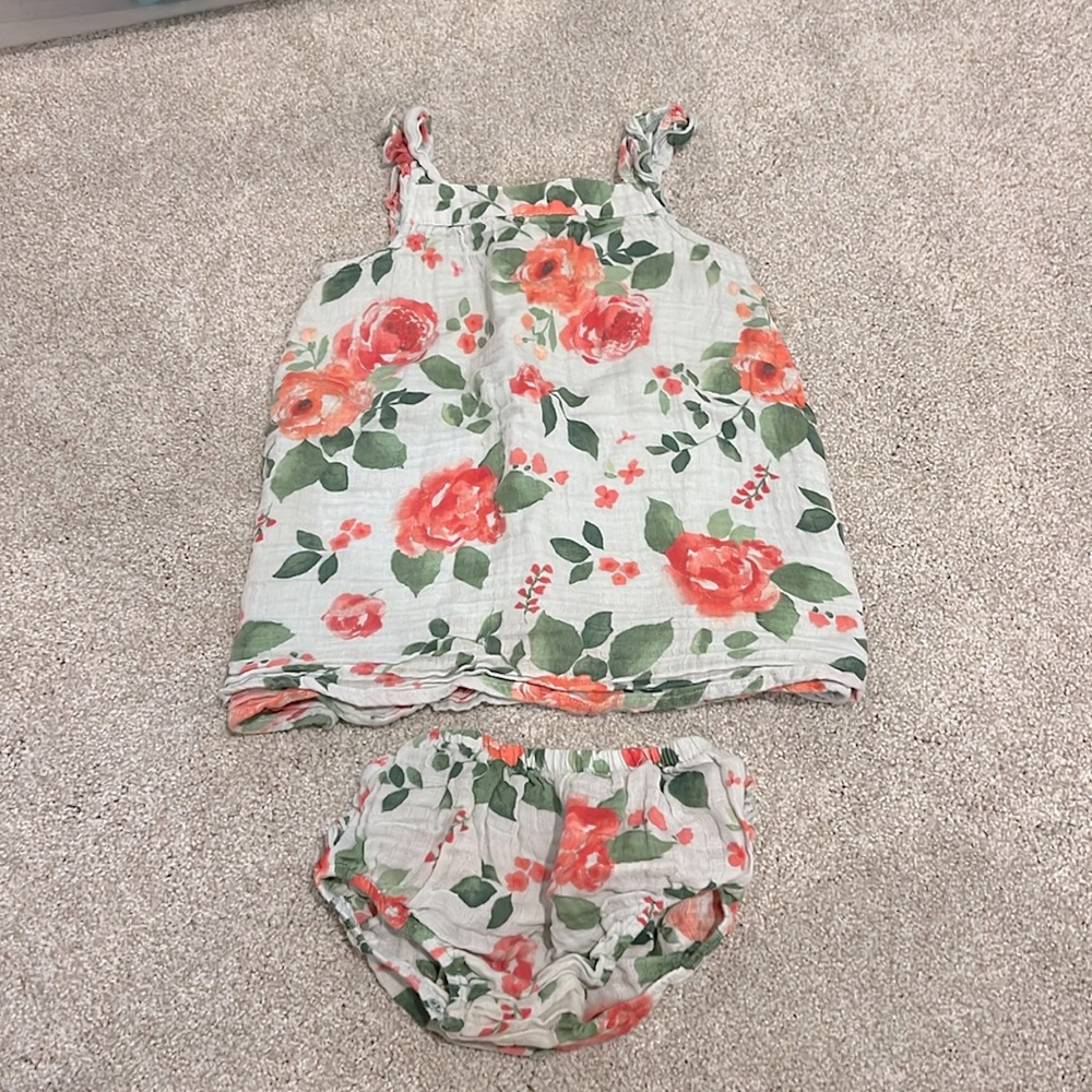 Angel Dear Muslin Sundress / two piece! ADORABLE. Like new condition.